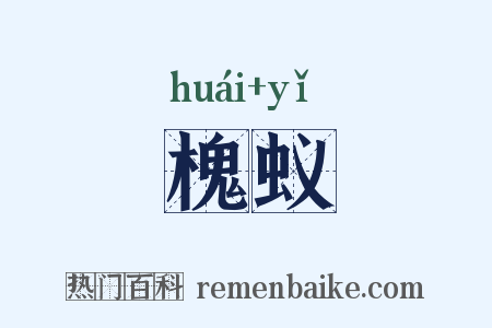 槐蚁是什么意思的图片